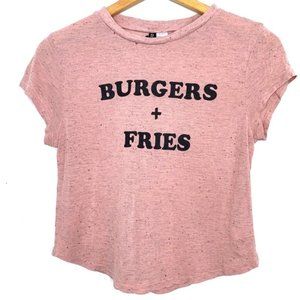 H&M Divided "Burgers + Fries" Graphic Tee